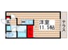 ビレッジイトウＢ 1Rの間取り