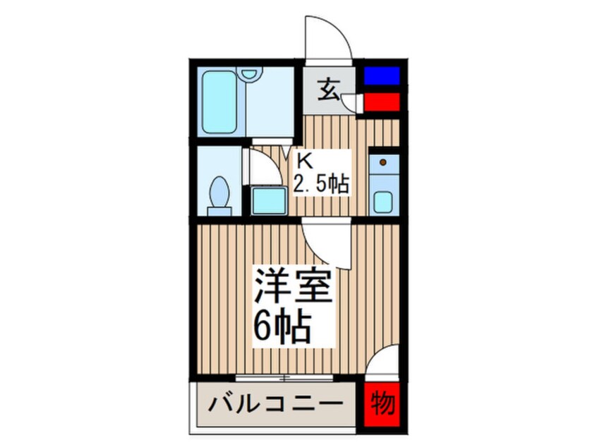 間取図 共栄ハイツ