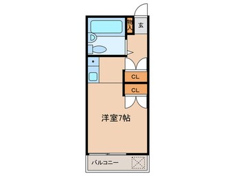 間取図 ベルシェ祖師谷