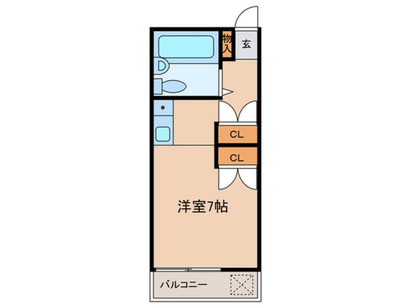 間取図 ベルシェ祖師谷