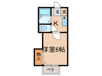 間取図 モリタコンホ－ルⅠ