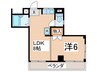 シーサイド山岸 1LDKの間取り