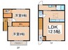 パークハイツ 2LDKの間取り
