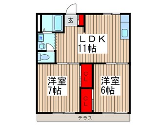 間取図 ホワイトエステート