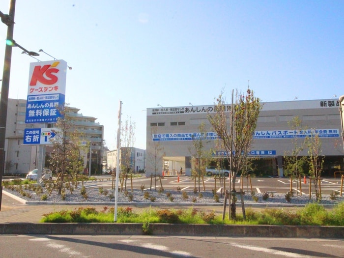 ケーズデンキ(電気量販店/ホームセンター)まで700m ヴィラ・エルメゾン