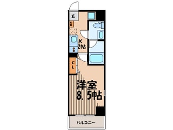 間取図 ﾘｳﾞｼﾃｨ早稲田
