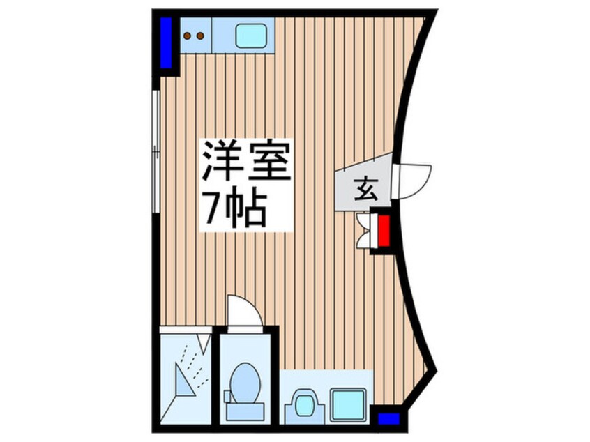 間取図 くぼみアパートメント