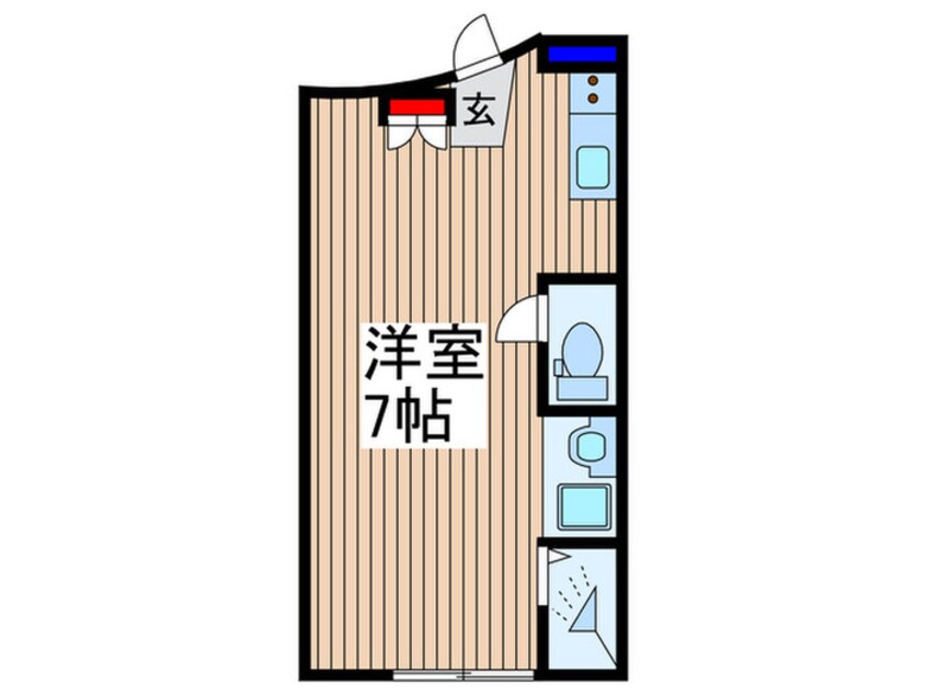 間取図 くぼみアパートメント