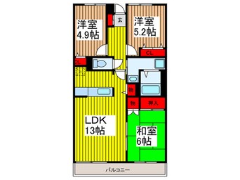 間取図 与野本町ハイツ