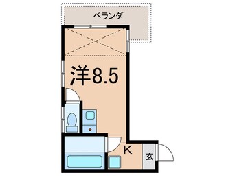 間取図 ロイヤルハイツ大原