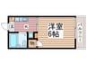 第３谷塚ハイツ 1Kの間取り