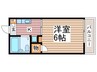 第３谷塚ハイツ 1Kの間取り