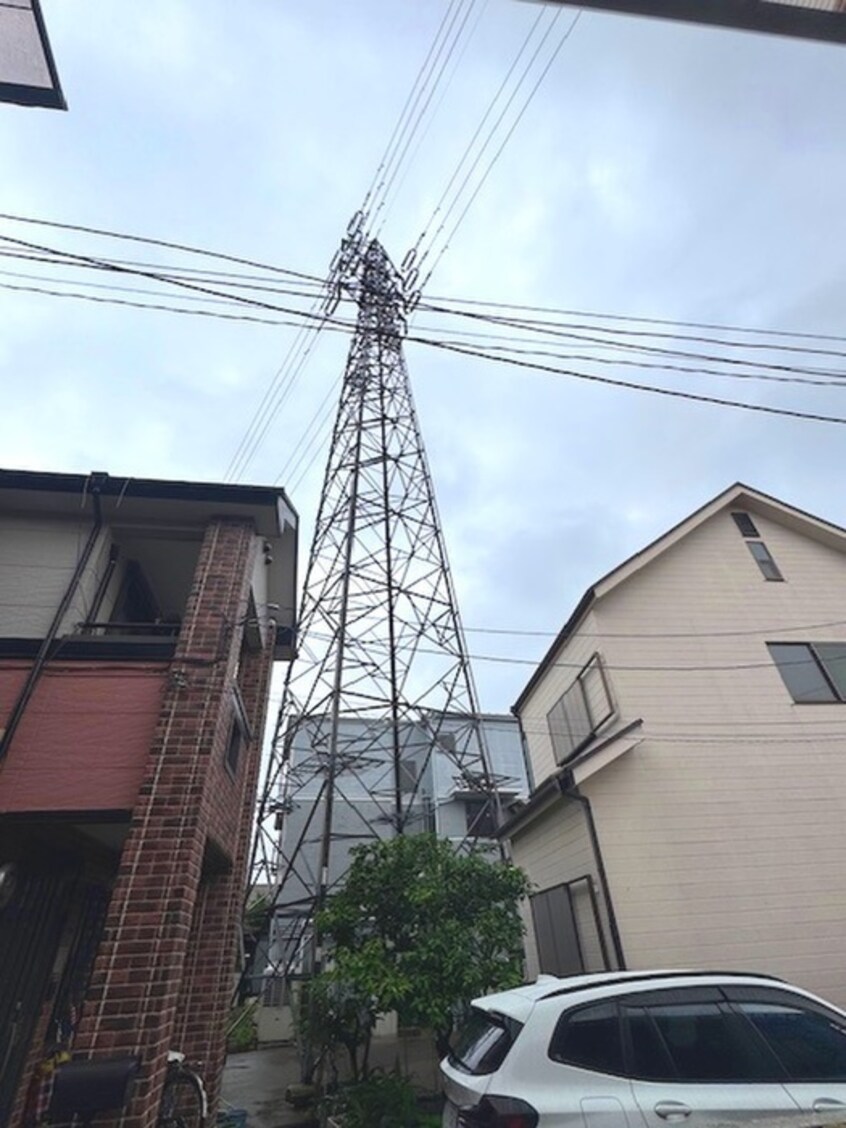 室内からの展望 第３谷塚ハイツ