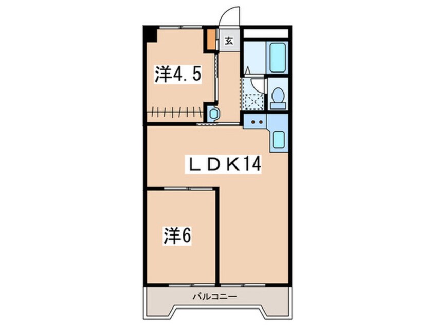 間取図 田園ドミ－ル