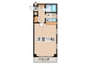 Ｒｅｓｉｄｅｎｃｅ　Ａｓａｙａ 1Kの間取り