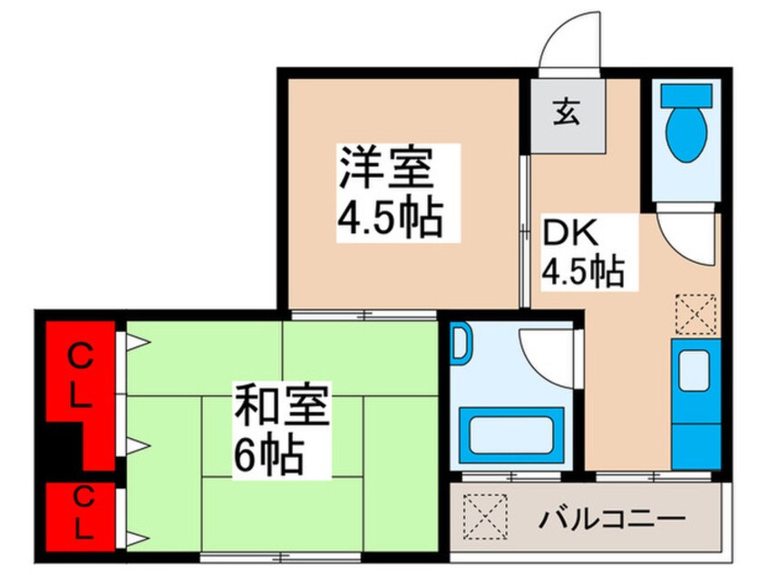 間取図 東栄マンション