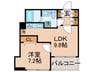ﾘﾊﾞ-ｼﾃｨ21ｲ-ｽﾄﾀﾜ-ｽﾞⅡ 1LDKの間取り