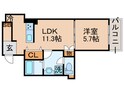 ﾘﾊﾞ-ｼﾃｨ21ｲ-ｽﾄﾀﾜ-ｽﾞⅡの間取図