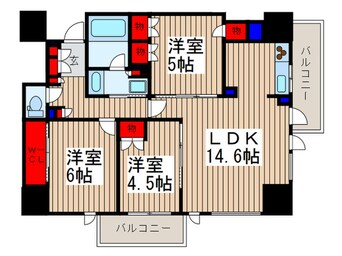 間取図 コンフォリア大宮