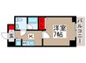 南海サザンコート行徳 1Kの間取り