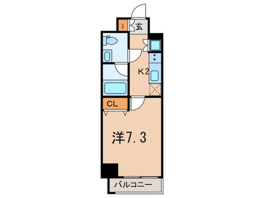 間取図 ガリシアレジデンス六本木