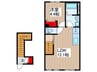 ジャンシアヌ 1LDKの間取り