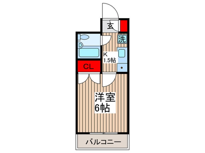 間取り図 菱和パレス月島(303)