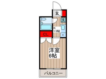間取図 菱和パレス月島(303)