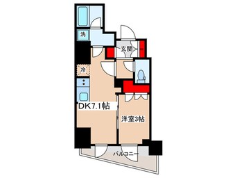 間取図 ウエリスアーバン錦糸町