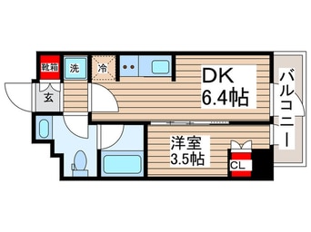 間取図 ウエリスアーバン錦糸町