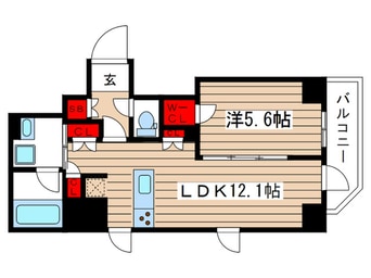 間取図 ジオエント御徒町