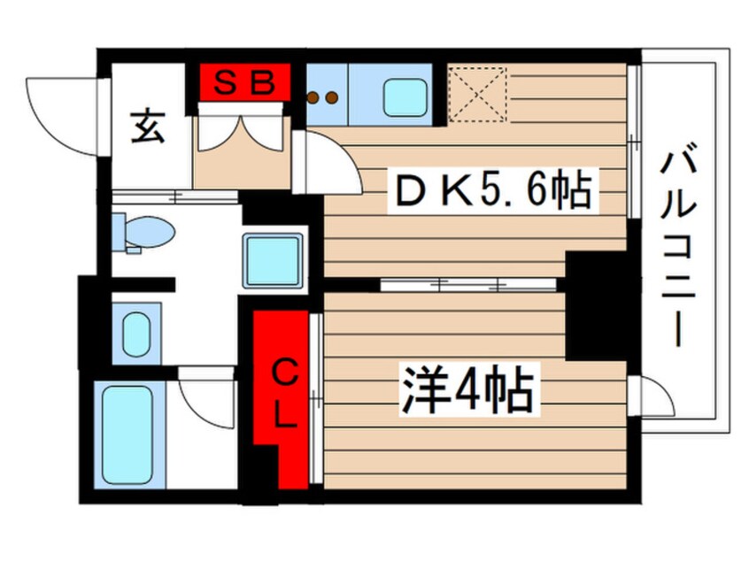 間取図 ジオエント御徒町