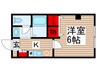 エッセンビル 1Kの間取り