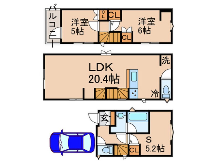 間取図 kolet葛飾新宿