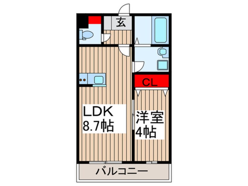 間取図 アクアステージ