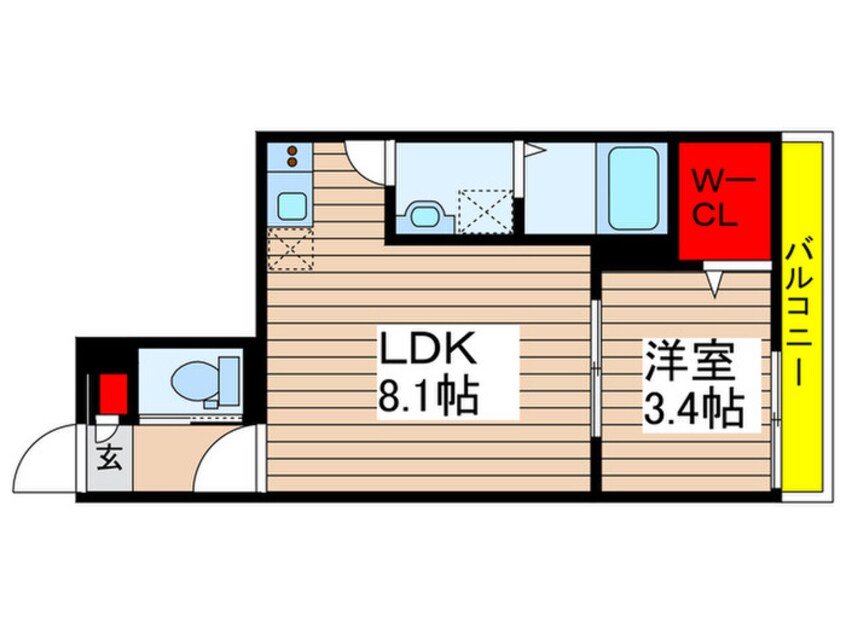 間取図 Domus Felicitas勝田台