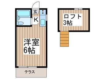 間取図 ロフティドリームＮＯ.２