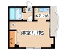 テム下北沢 1Kの間取り