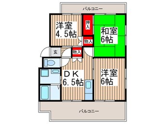 間取図 サンハイツ寺尾