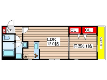 間取図 メゾンシャルム