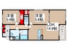 ベル　フルール 2LDKの間取り