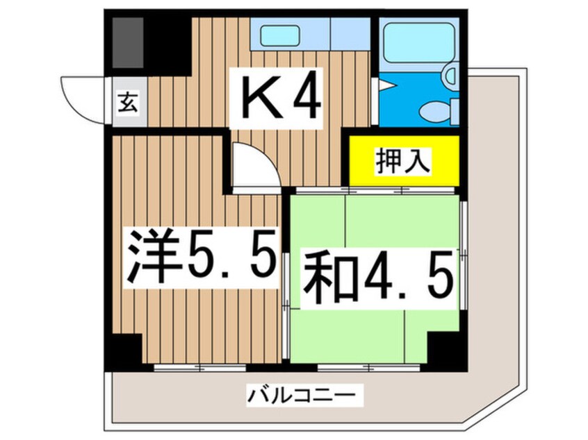 間取図 神明台ハイツ