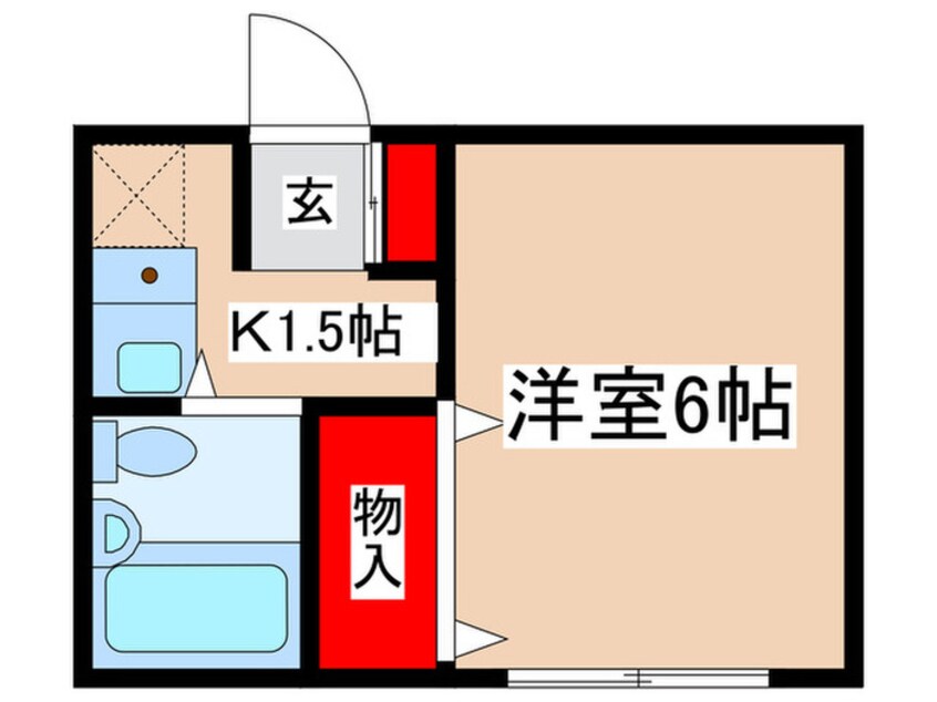 間取図 フェリース生田