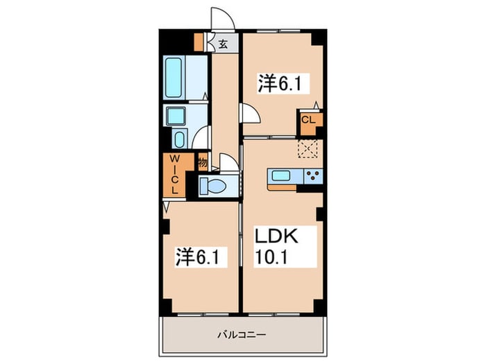 間取り図 フィレ・デ・フルール