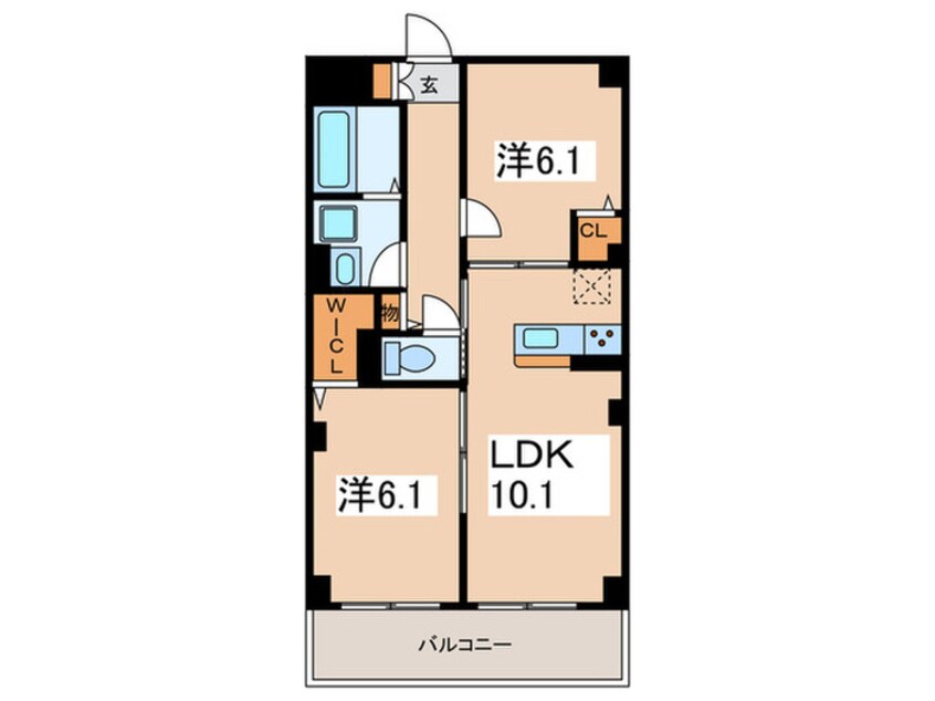 間取図 フィレ・デ・フルール