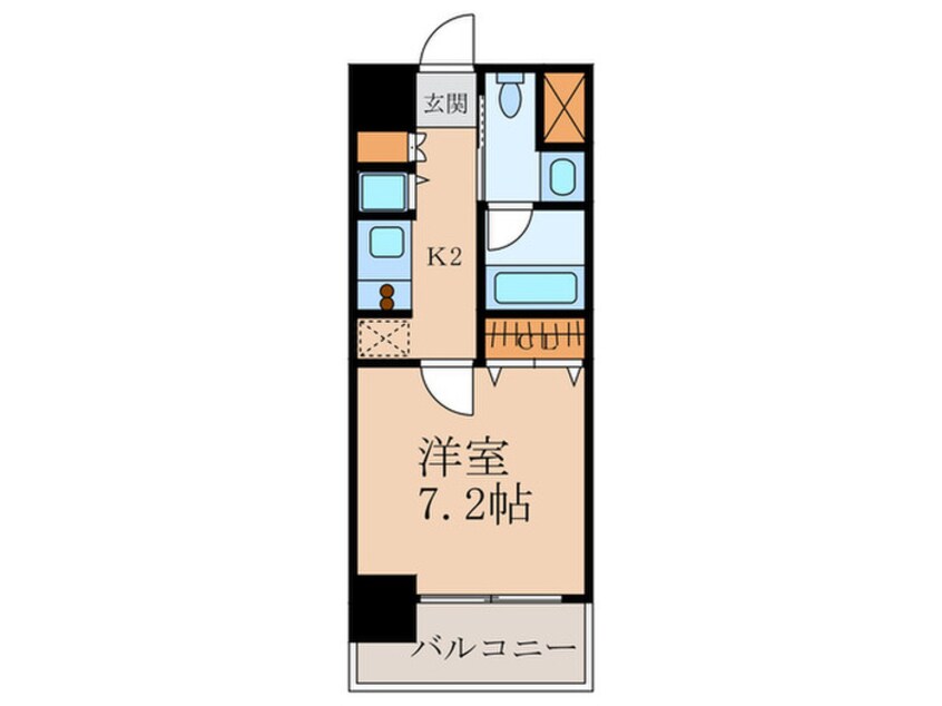 間取図 レジディア中目黒Ⅱ