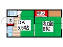 藤マンションの間取図