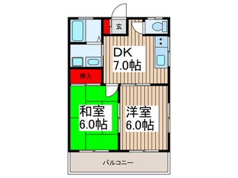 間取図 メープルハイツ