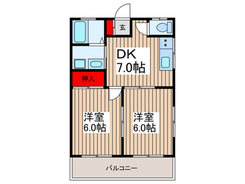 間取図 メープルハイツ