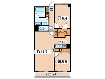 間取図 CASSIA横濱ガーデン山